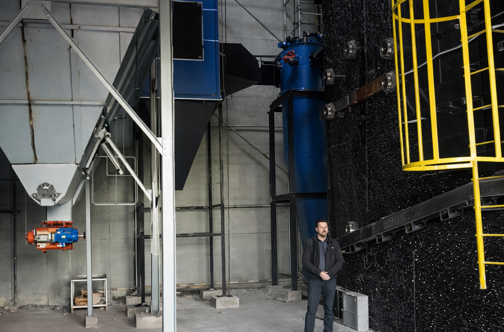 Conception et assistance à maîtrise d’ouvrage pour la construction d’une chaufferie biomasse pour une distillerie située dans le Languedoc-Roussillon