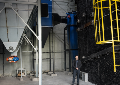 Conception et assistance à maîtrise d’ouvrage pour la construction d’une chaufferie biomasse pour une distillerie située dans le Languedoc-Roussillon